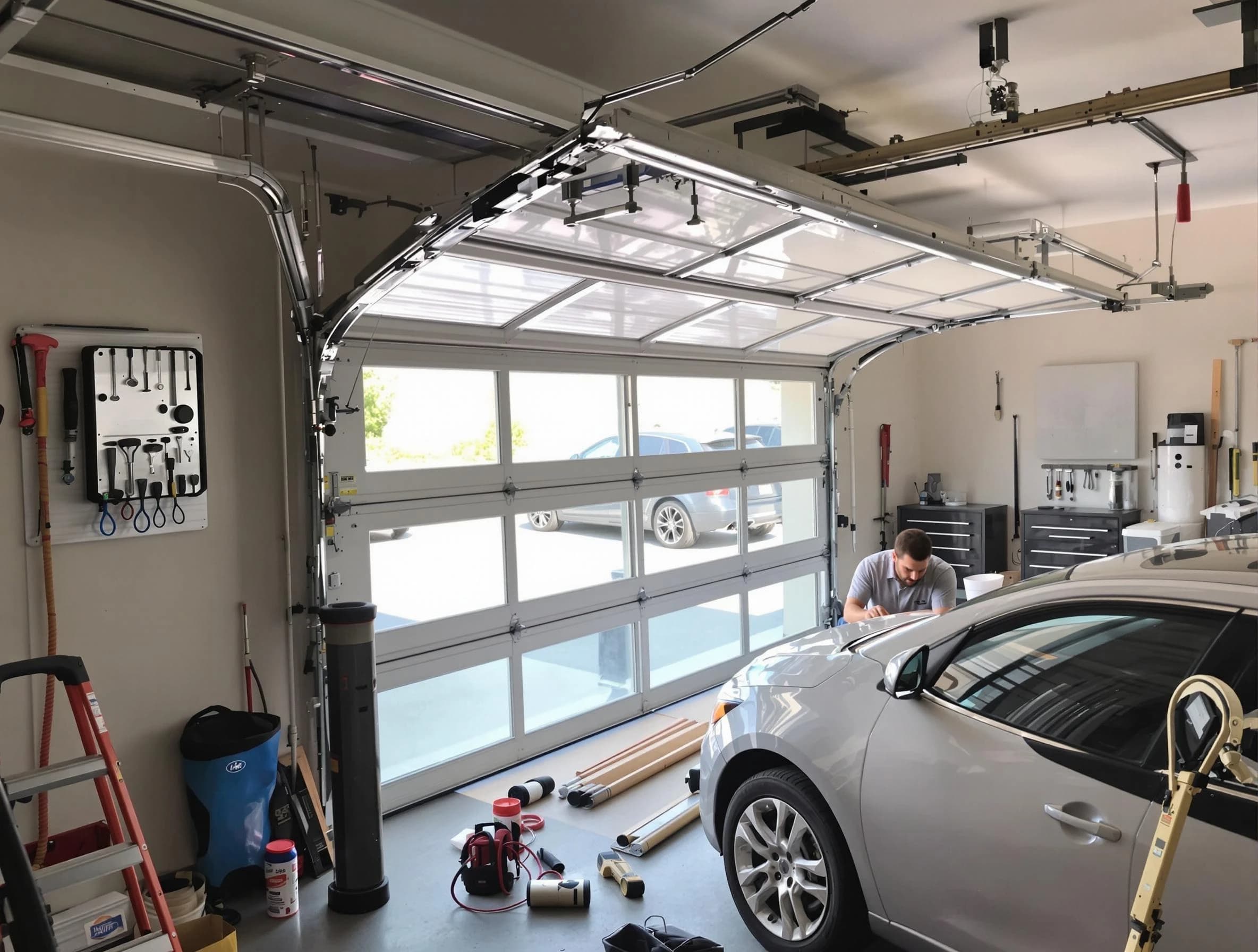 Garage door noise reduction service by Orangetown Garage Door Repair in Orangetown