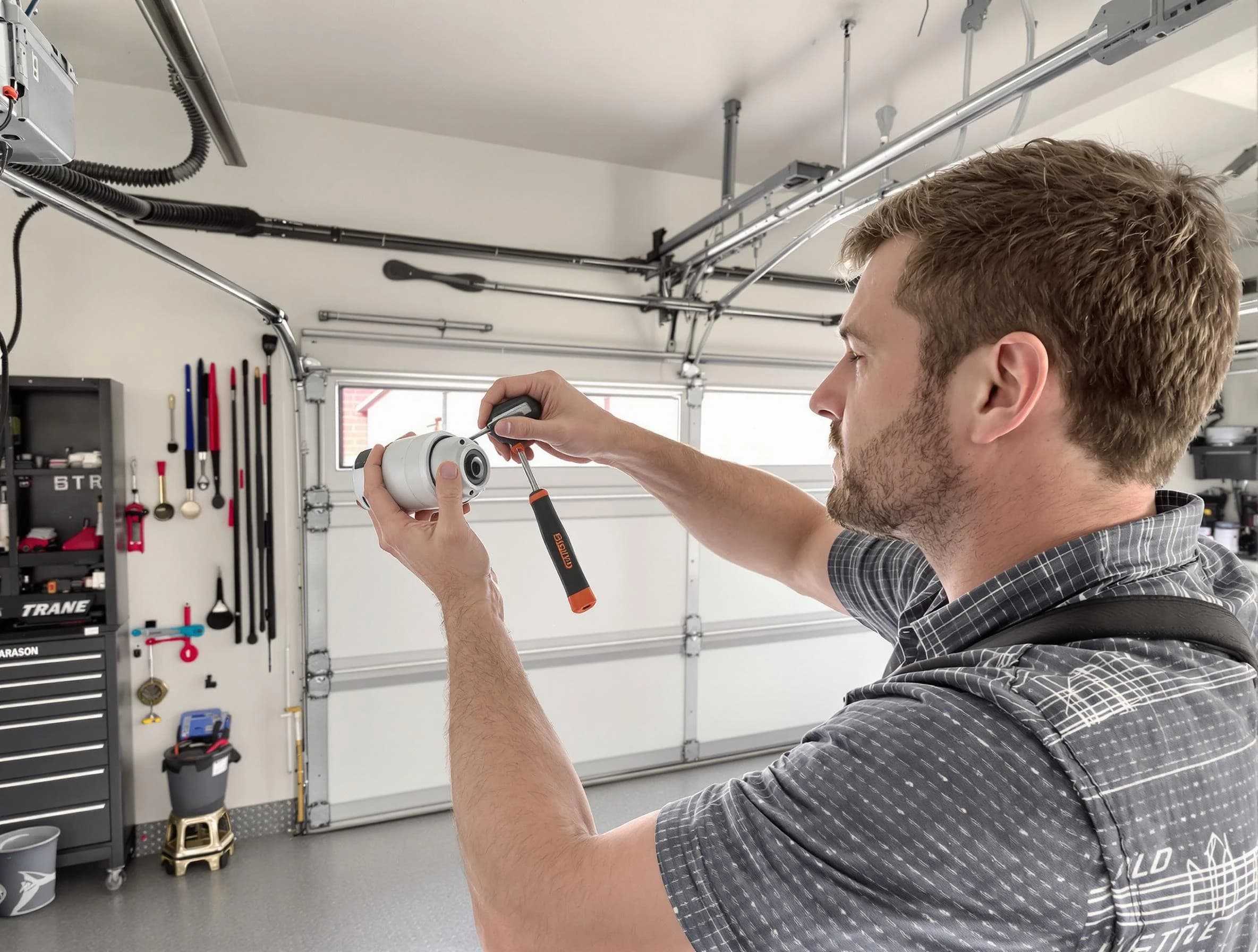 Garage door opener repair service by Orangetown Garage Door Repair in Orangetown