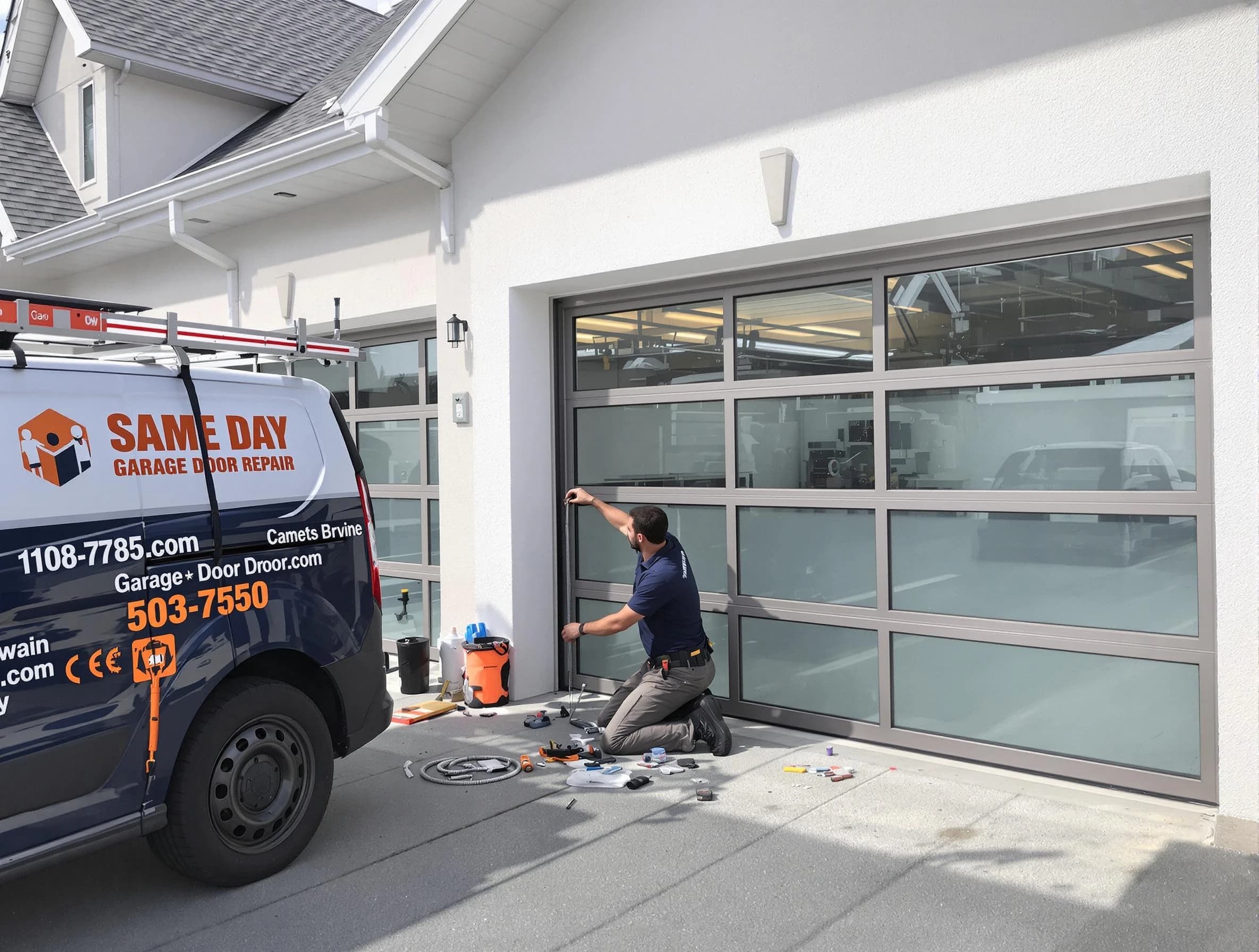 Same-day garage door repair service by Orangetown Garage Door Repair in Orangetown