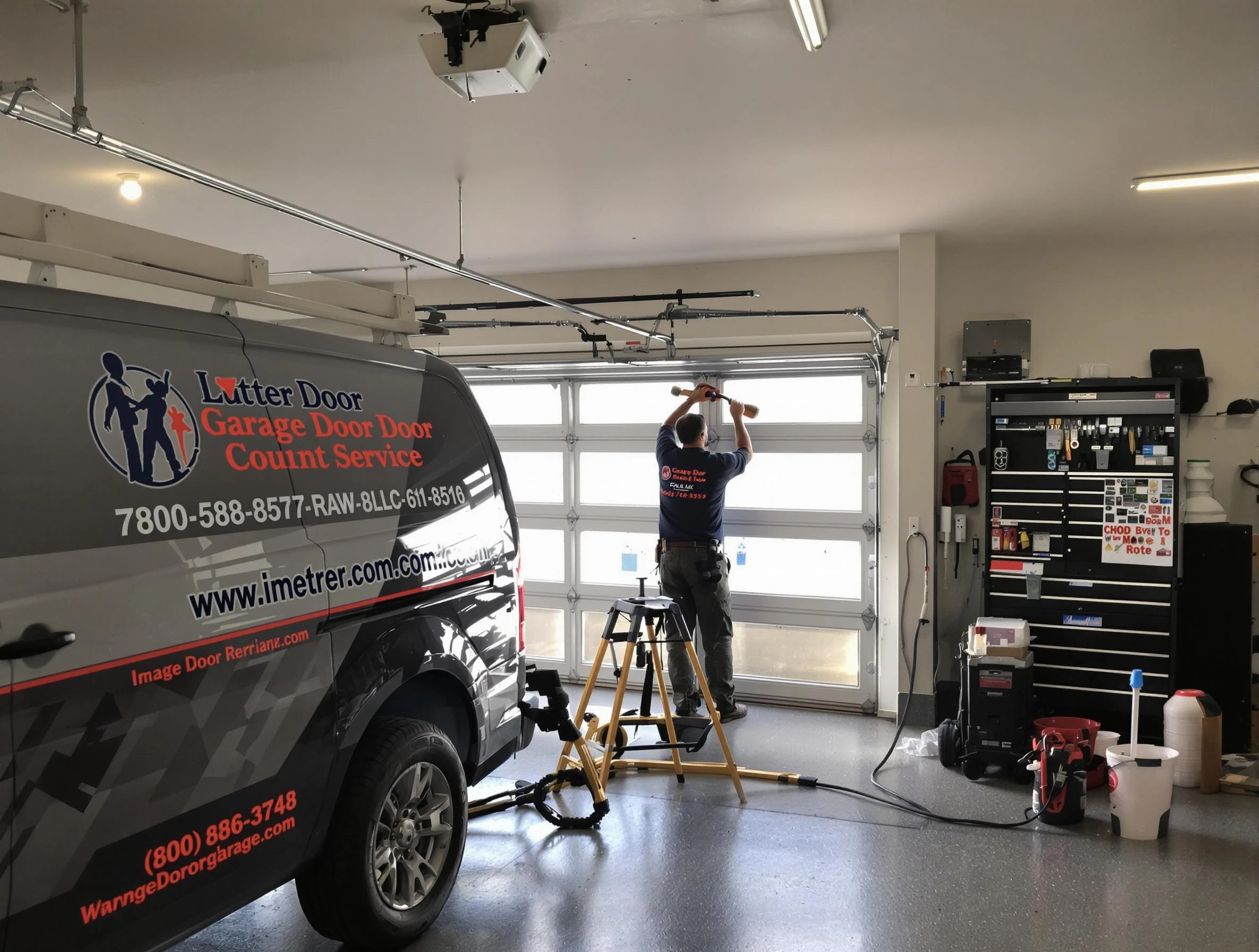Orangetown Garage Door Repair team performing same-day garage door repair in Orangetown